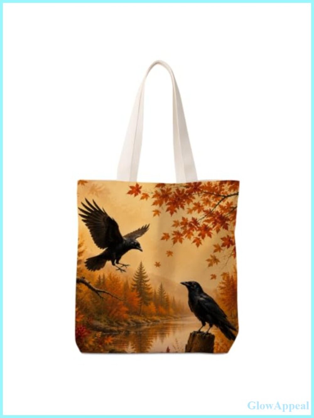 Polyester Canvas Tote Bag Reusable Grocery Shopping Bag Foldable Lightweight